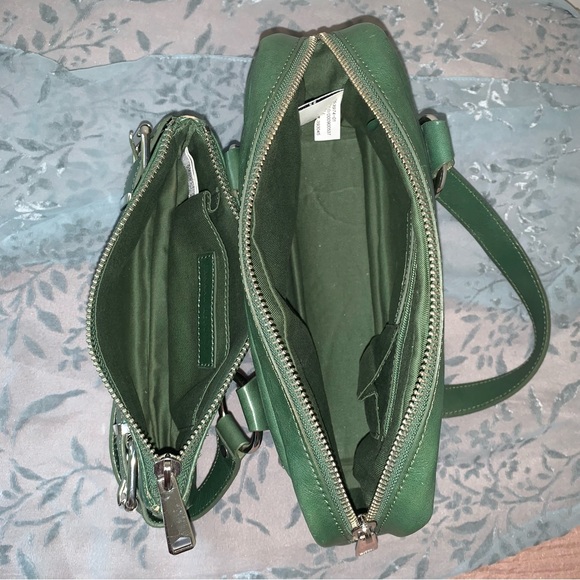 Y2K Banana Republic Leather Satchel and Pouch Set - Picture 9 of 15